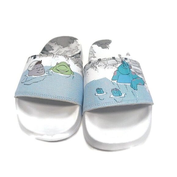 Adidas Originals Mens Sz 4 Adilette Lite Disney Pixar Monsters Inc Slides GX0995 - Picture 5 of 8